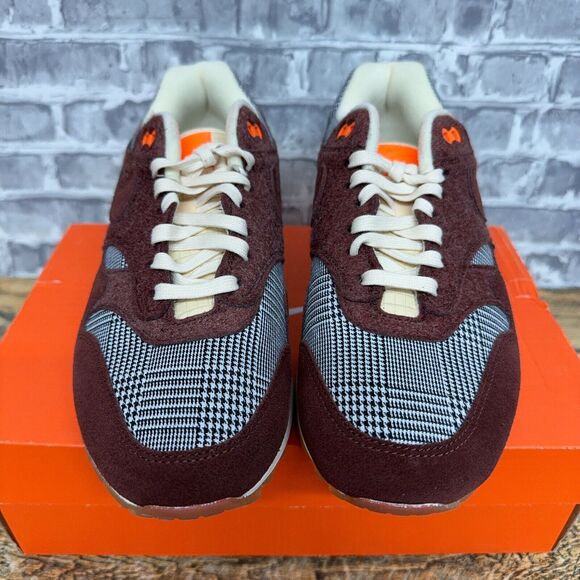 Nike Air Max 1 Houndstooth 2019 Bronze Eclipse Orange CT1207-200 Mens Size 6 New - Picture 3 of 7